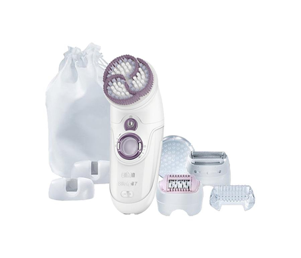 Braun Depilator silk-epil 7 7951 W&D skinspa biało-fioletowy - 149288 - zdjęcie 3